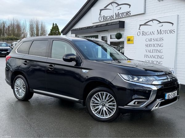 Mitsubishi Outlander Estate, Petrol Plug-in Hybrid, 2018, Black