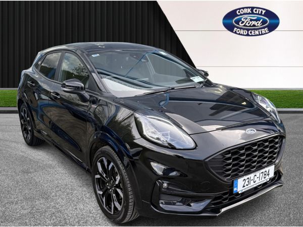 Ford Puma MPV, Petrol Hybrid, 2023, Black