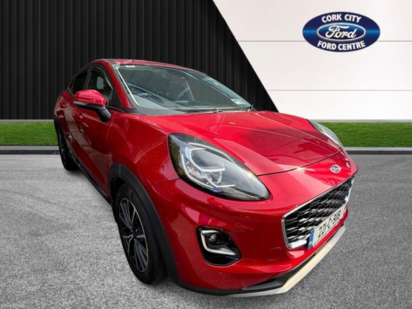 Ford Puma MPV, Petrol Hybrid, 2022, Red