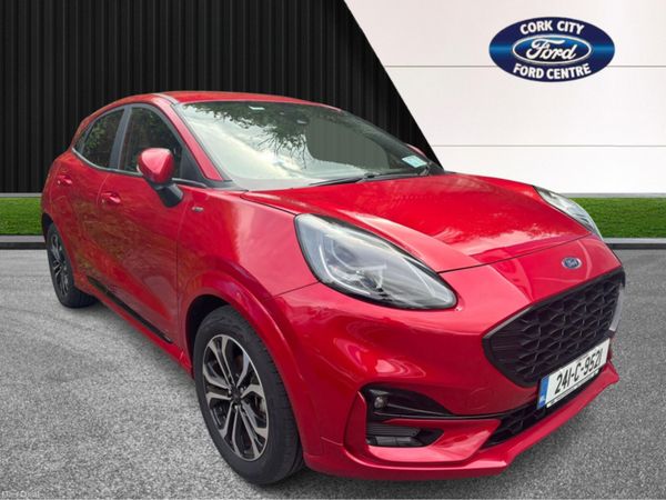 Ford Puma MPV, Petrol Hybrid, 2024, Red