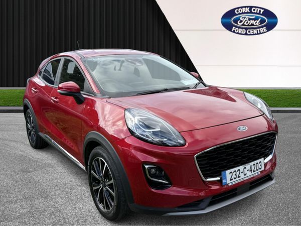 Ford Puma MPV, Petrol Hybrid, 2023, Red