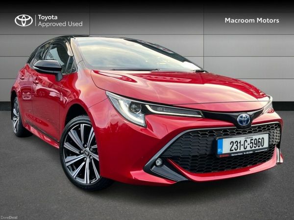 Toyota Corolla Hatchback, Petrol Hybrid, 2023, Red