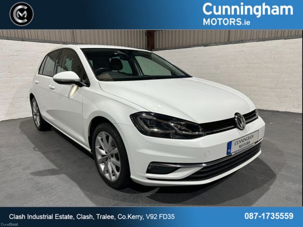 Volkswagen Golf Hatchback, Petrol, 2018, White