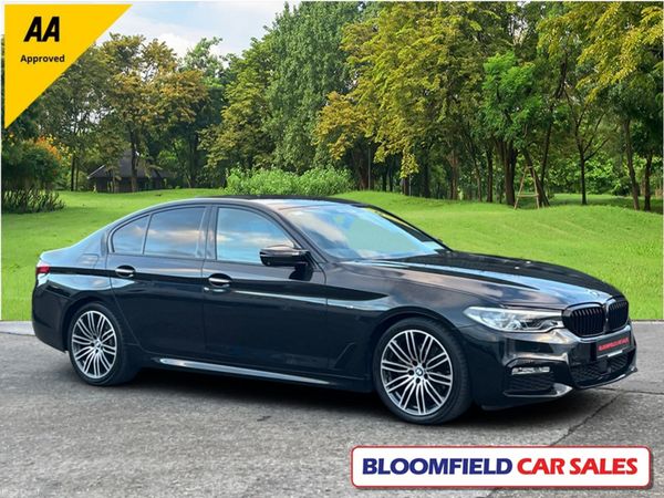 BMW 5-Series Saloon, Diesel, 2017, Black
