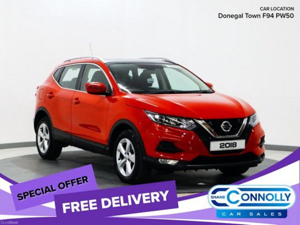 Nissan Qashqai SUV, Petrol, 2018, Red