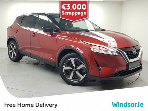 Nissan Qashqai MPV, Petrol Hybrid, 2023, Orange