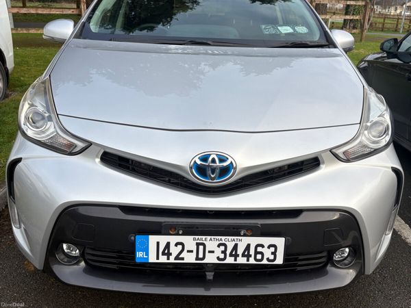 Toyota Prius MPV, Petrol Hybrid, 2014, Silver
