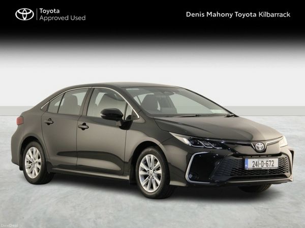 Toyota Corolla Saloon, Petrol Hybrid, 2024, Black