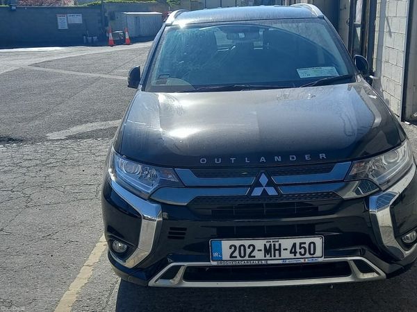 Mitsubishi Outlander SUV, Petrol Plug-in Hybrid, 2020, Black
