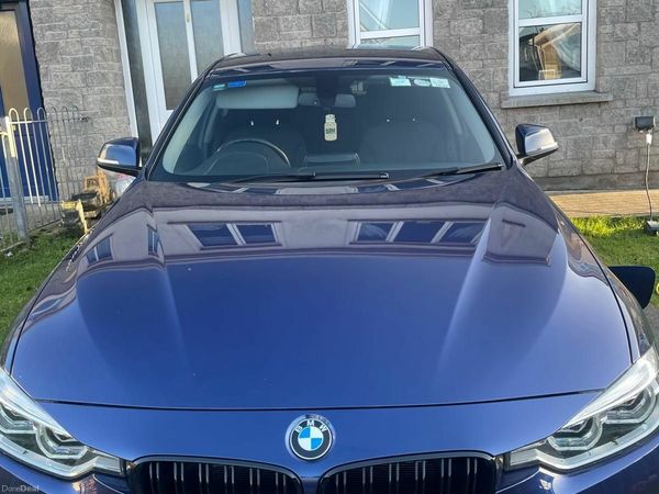 BMW 3-Series Saloon, Petrol Plug-in Hybrid, 2018, Blue