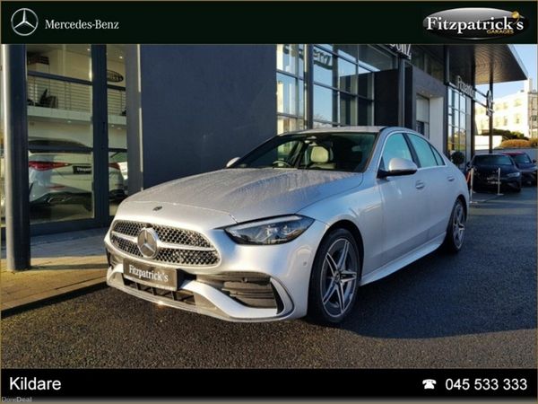 Mercedes-Benz C-Class Saloon, Diesel Hybrid, 2022, Grey