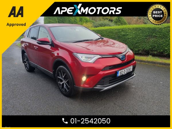 Toyota RAV4 MPV, Petrol Hybrid, 2018, Red