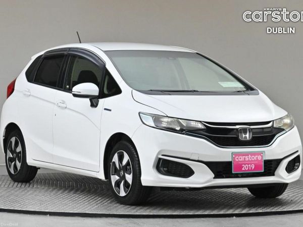 Honda Fit Hatchback, Petrol Hybrid, 2019, White
