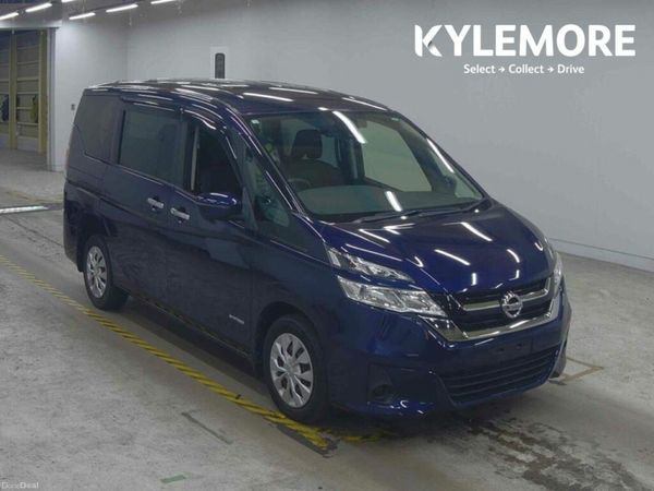 Nissan Serena MPV, Petrol Hybrid, 2018, Blue
