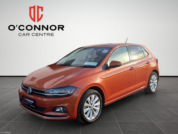Volkswagen Polo Hatchback, Petrol, 2019, Orange