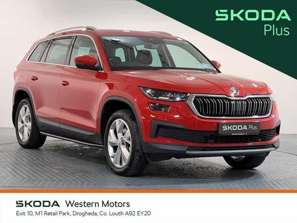 Skoda Kodiaq SUV, Diesel, 2023, Red