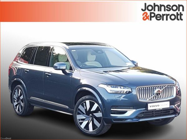 Volvo XC90 SUV, Petrol Plug-in Hybrid, 2024, Blue