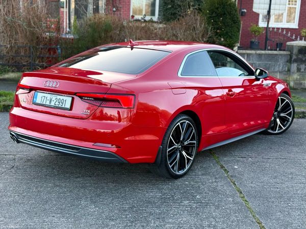 Audi A5 Coupe, Diesel, 2017, Red