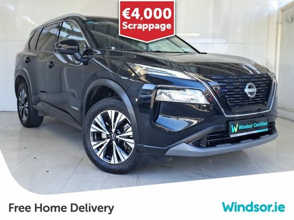 Nissan X-Trail SUV, Petrol Hybrid, 2023, Black