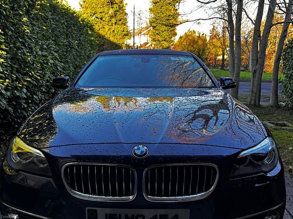 BMW 5-Series Saloon, Petrol, 2015, Blue