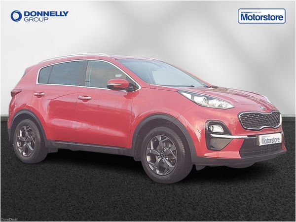Kia Sportage Estate, Petrol, 2019, Red