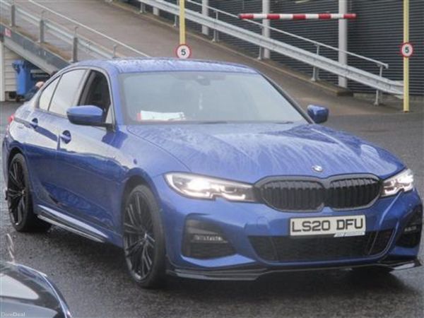 BMW 3-Series Saloon, Petrol Hybrid, 2020, Blue