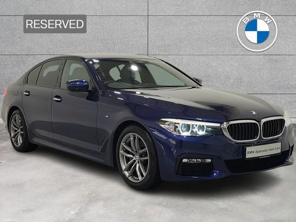 BMW 5-Series Saloon, Diesel, 2018, Blue