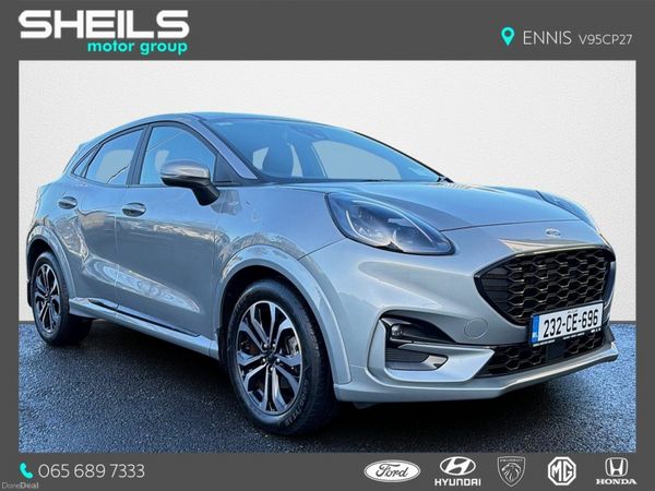 Ford Puma SUV, Petrol Hybrid, 2023, Grey