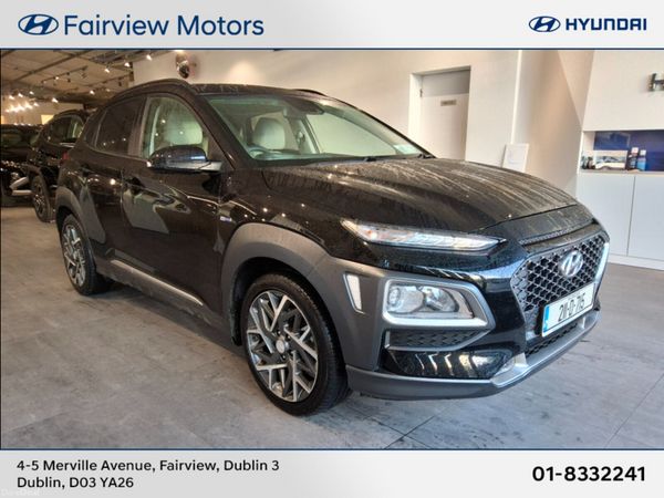 Hyundai KONA SUV, Petrol Hybrid, 2021, Black