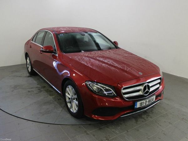 Mercedes-Benz E-Class Saloon, Diesel, 2018, Red
