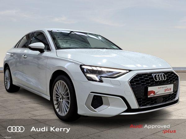 Audi A3 Saloon, Petrol, 2022, White