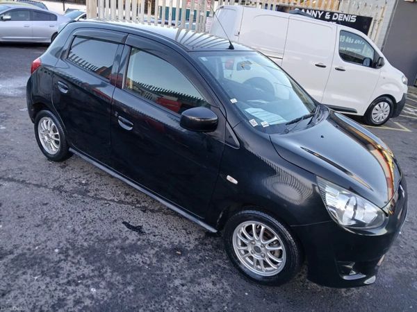Mitsubishi Mirage Hatchback, Petrol, 2012, Black