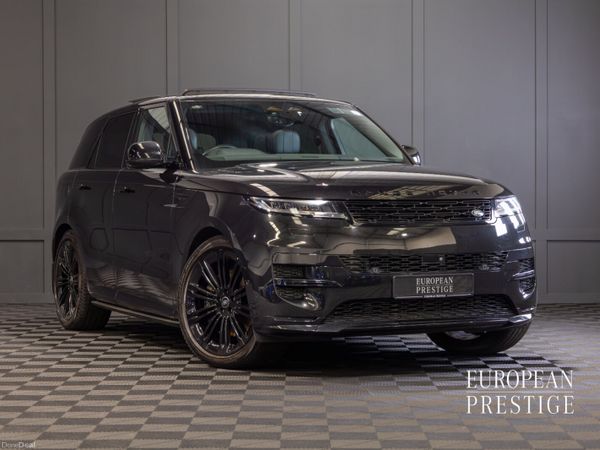 Land Rover Range Rover Sport SUV, Petrol Plug-in Hybrid, 2024, Black