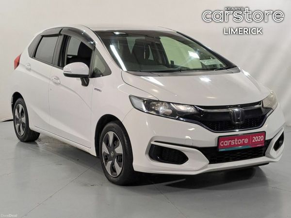 Honda Fit Hatchback, Petrol Hybrid, 2020, White