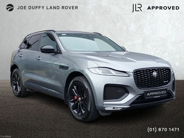 Jaguar F-Pace SUV, Petrol Plug-in Hybrid, 2022, Grey