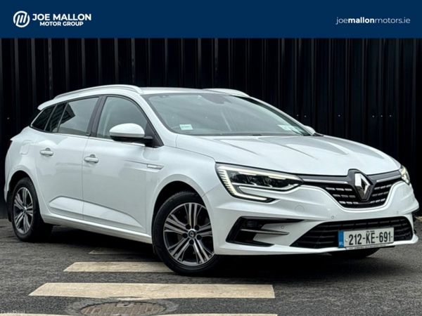 Renault Megane Estate, Petrol Plug-in Hybrid, 2021, White