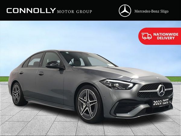 Mercedes-Benz C-Class Saloon, Petrol Hybrid, 2022, Grey