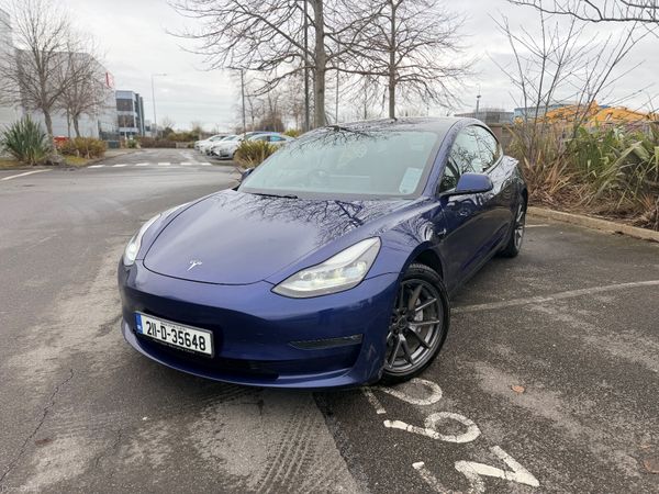 Tesla Model 3 Saloon, Electric, 2021, Blue