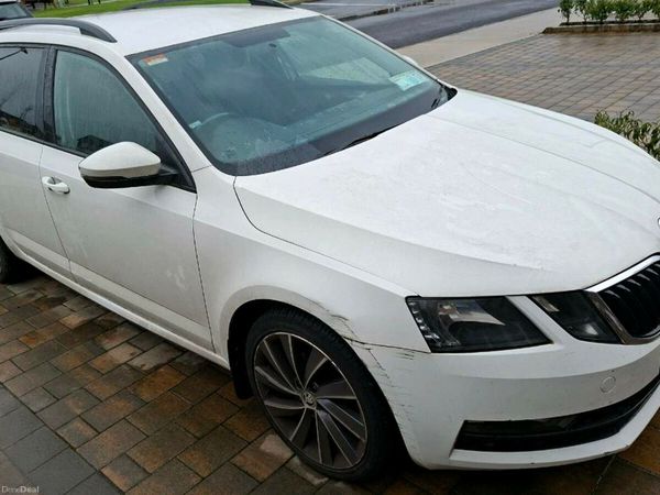 Skoda Octavia Estate, Diesel, 2019, White
