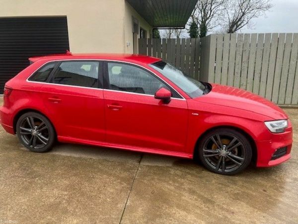 Audi A3 Hatchback, Diesel, 2018, Red