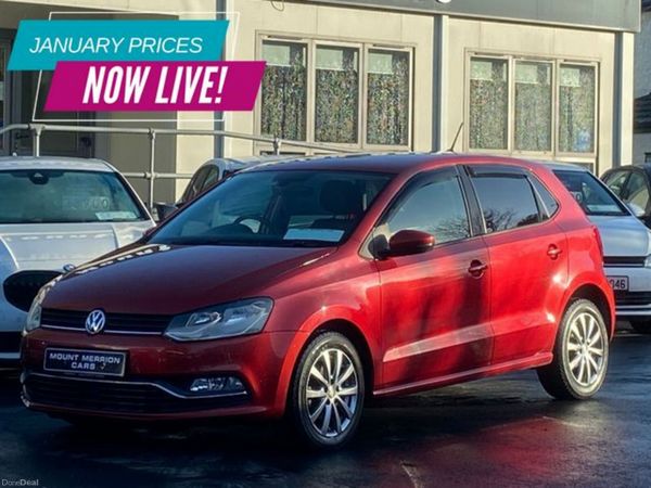 Volkswagen Polo Hatchback, Petrol, 2016, Red