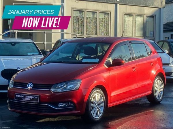 Volkswagen Polo Hatchback, Petrol, 2017, Red