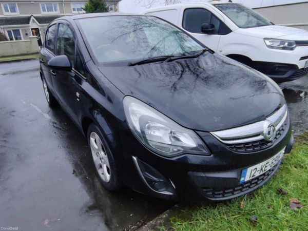 Vauxhall Corsa Hatchback, Petrol, 2012, Black