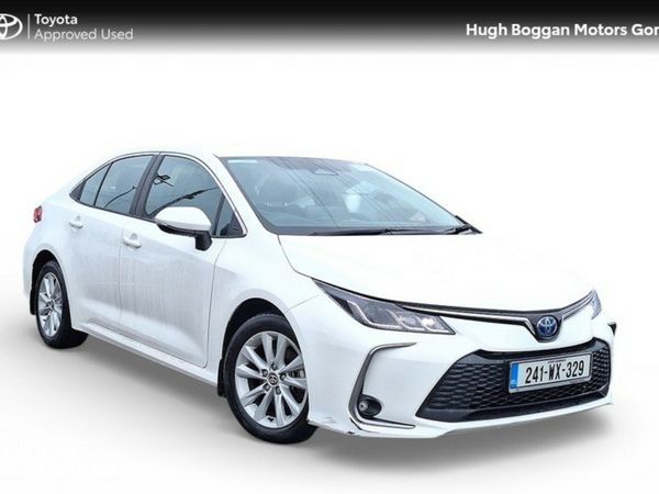 Toyota Corolla Saloon, Petrol Hybrid, 2024, White