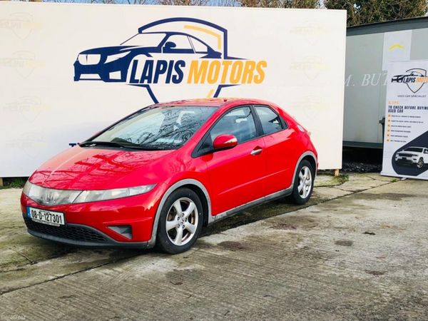 Honda Civic Hatchback, Diesel, 2008, Red