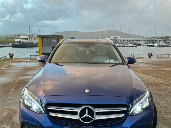 Mercedes-Benz C-Class Estate, Petrol Plug-in Hybrid, 2016, Blue
