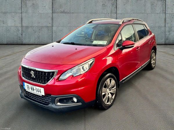 Peugeot 2008 Estate, Petrol, 2018, Red