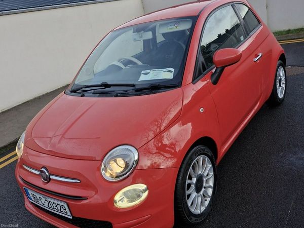 Fiat 500 Hatchback, Petrol, 2016, Pink