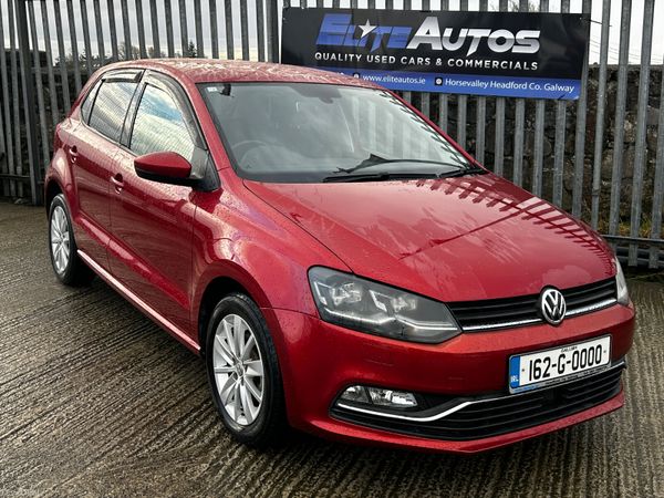 Volkswagen Polo Hatchback, Petrol, 2016, Red