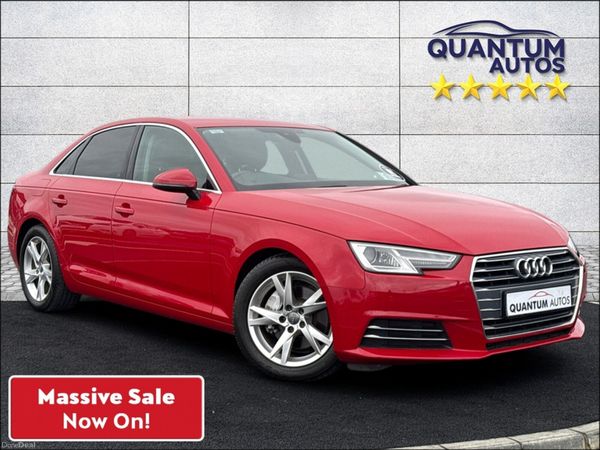 Audi A4 Saloon, Diesel, 2018, Red